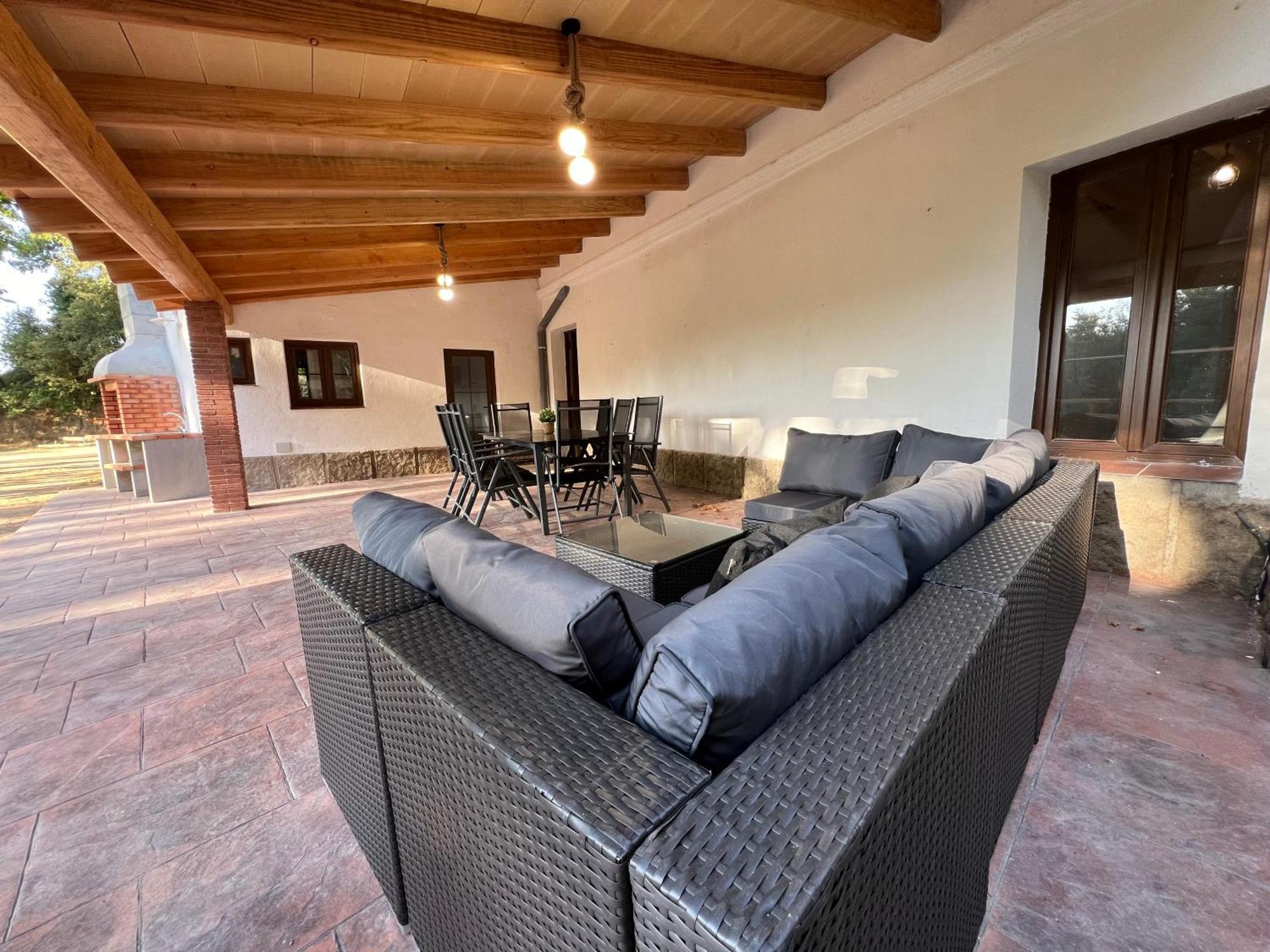 Casa Rural Can Ricos - El Mirador Del Montseny Vallgorguina Экстерьер фото