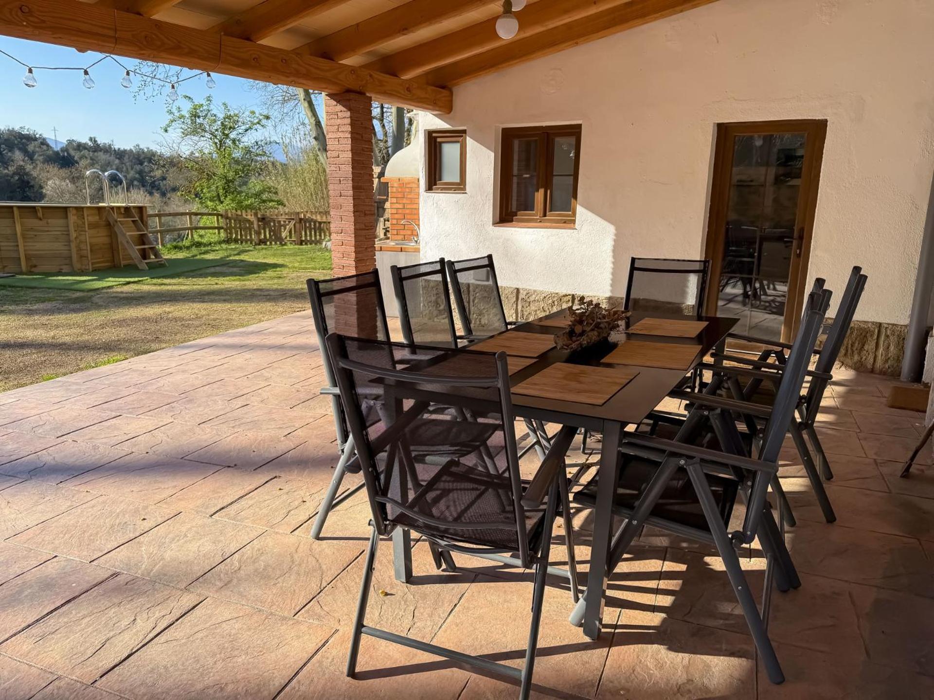 Casa Rural Can Ricos - El Mirador Del Montseny Vallgorguina Экстерьер фото
