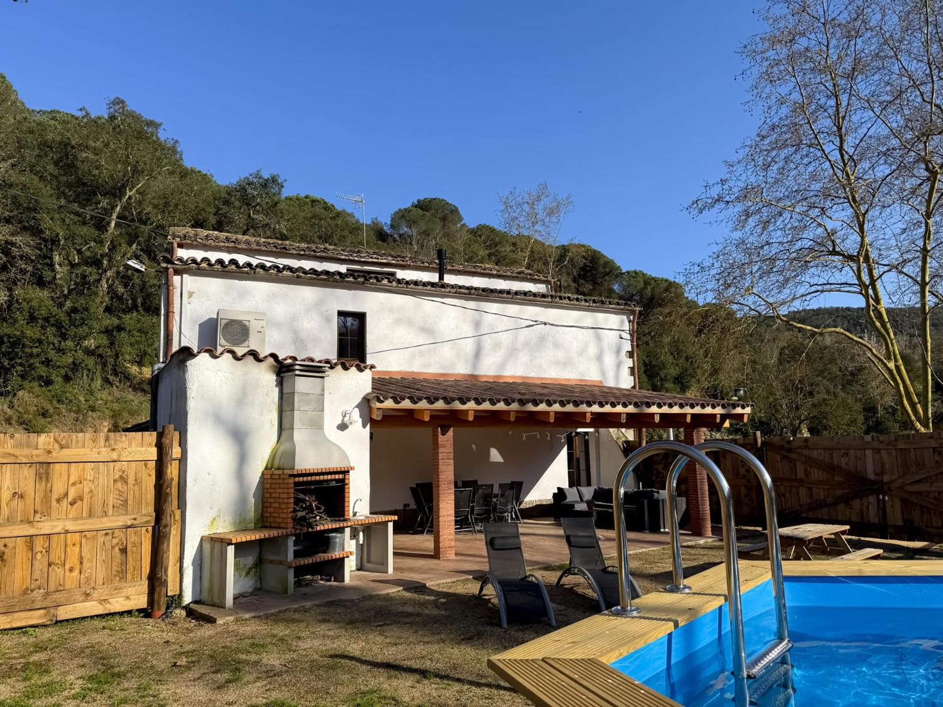 Casa Rural Can Ricos - El Mirador Del Montseny Vallgorguina Экстерьер фото