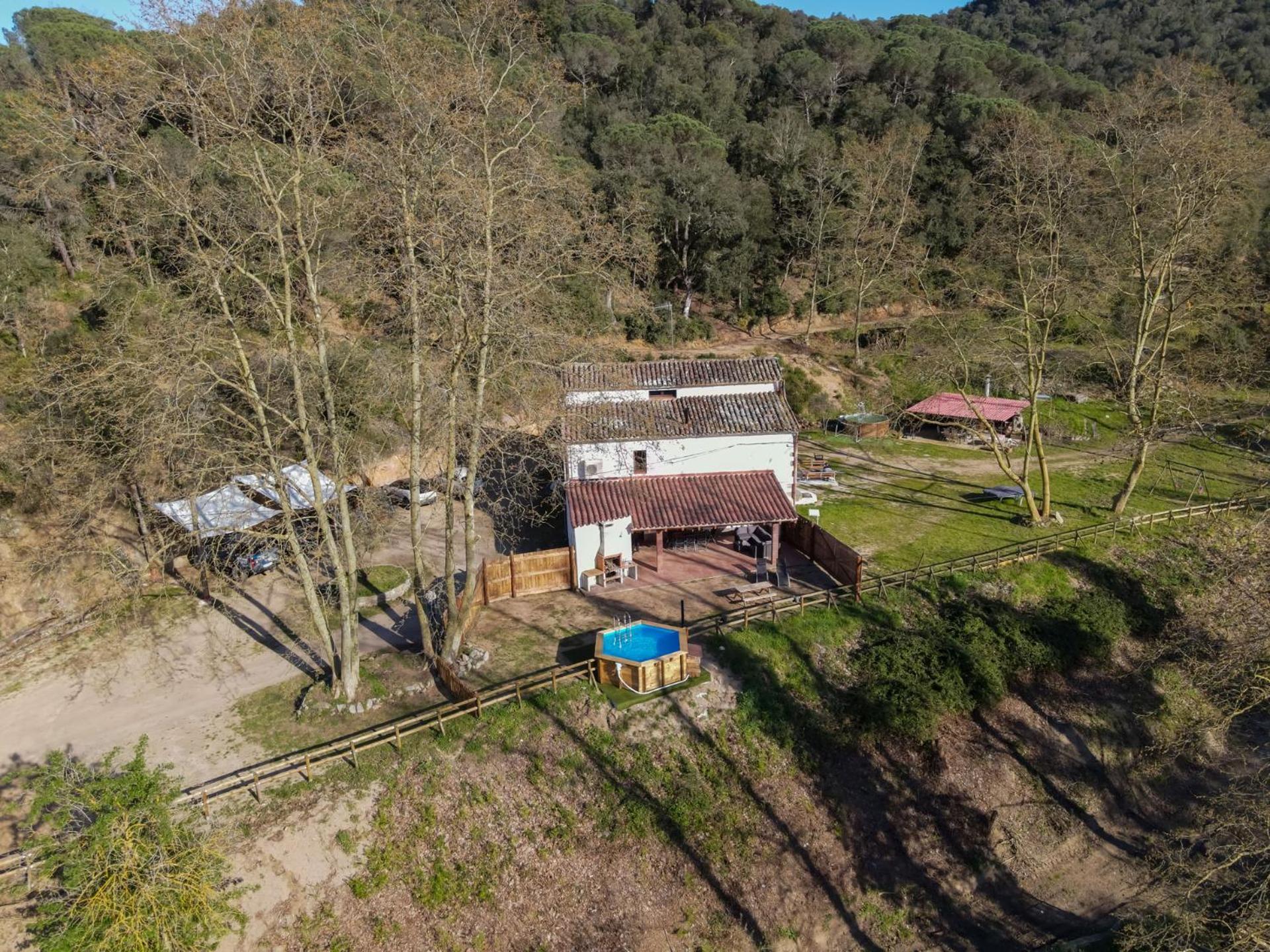 Casa Rural Can Ricos - El Mirador Del Montseny Vallgorguina Экстерьер фото
